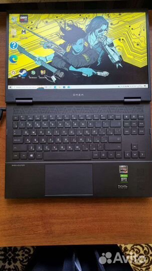 Игровой ноутбук hp omen 15en1035ur