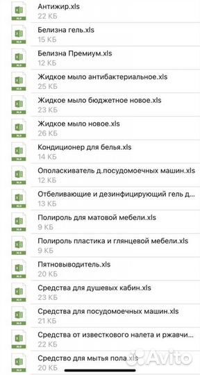 Рецептуры быт.химии