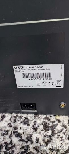 Мфу Принтер 3в1 epson cx4300
