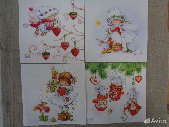 Для творчества: салфетки,пуговицы