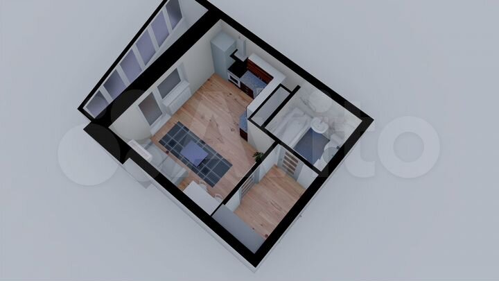 Квартира-студия, 28,9 м², 10/16 эт.