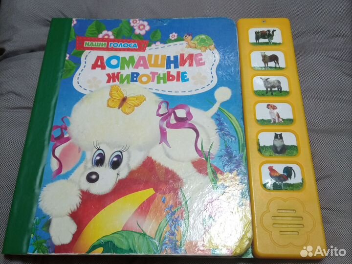 Интерактивная книга, Домашние животные