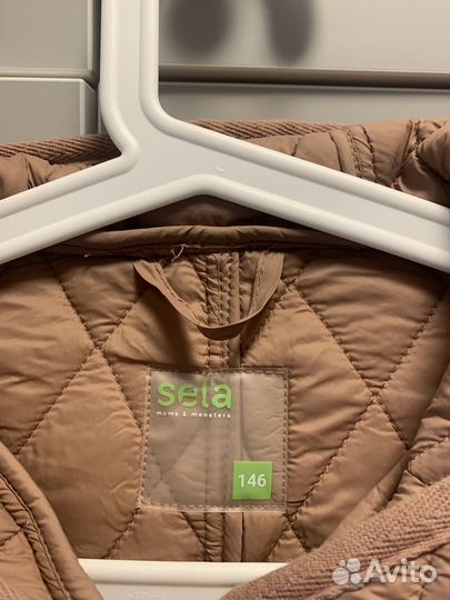 Пальто-плащ для девочки 146