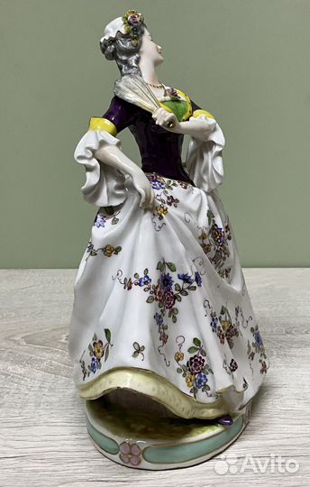 Дама с веером. Muller. Германия