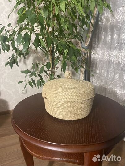 Корзина для хранения с крышкой