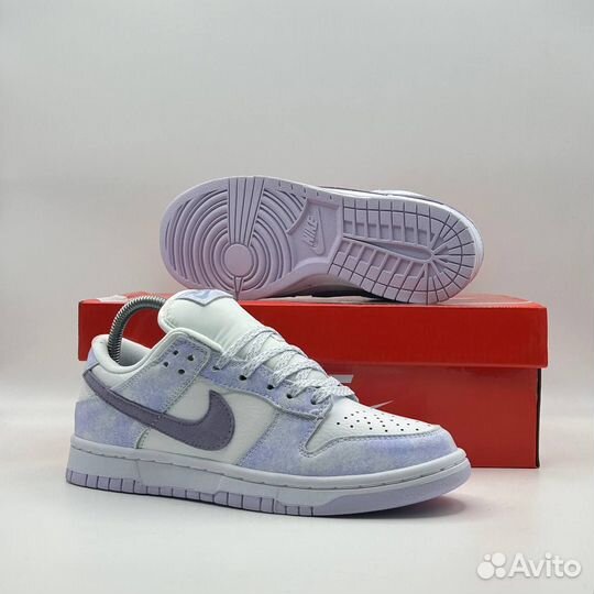 Кроссовки Nike dunk low фиолетовые