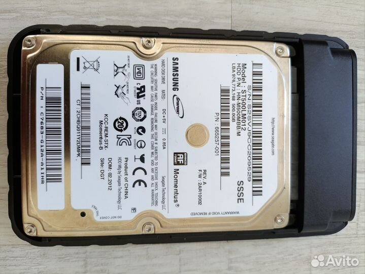 HDD Seagate 500gb + корпус orico
