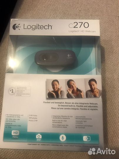 Веб-камера Logitech HD Webcam C270