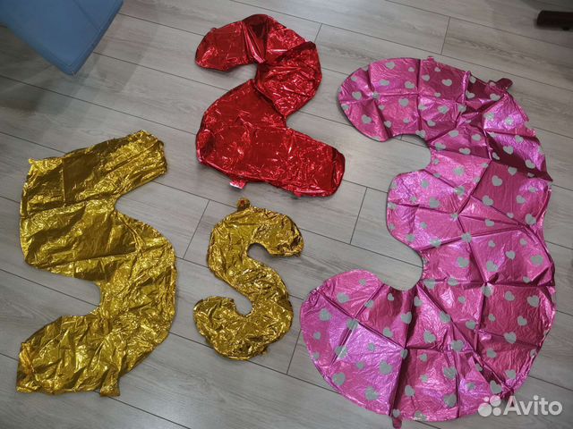 Фольгированные цифры