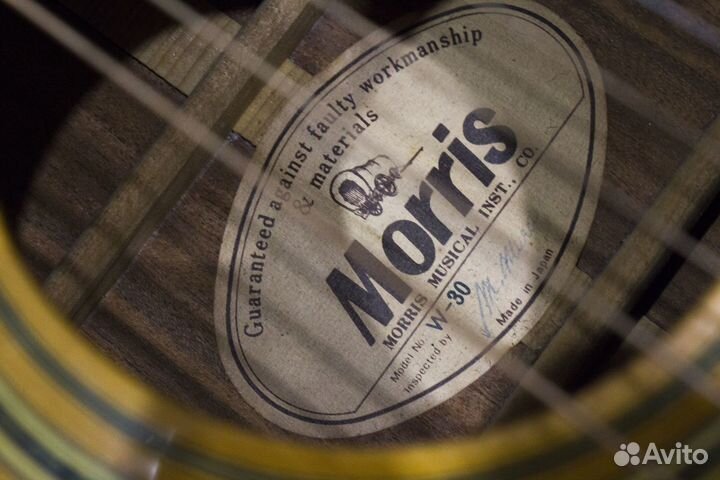 Акустическая Гитара Morris W-30 Japan