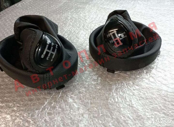 Ручки кпп и раздатки в коже Шевроле Нива