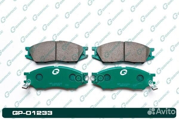 Колодки тормозные GP01233 gbrake