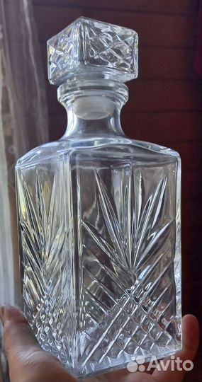 Штоф хрустальный для крепких напитков