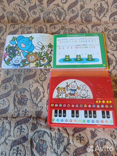 Книга пианино, на японском, Miki House