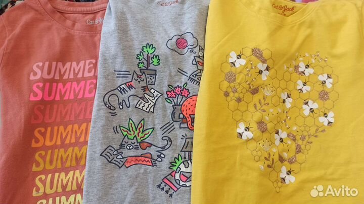 Детские вещи пакетом для девочки 7-8 лет 134