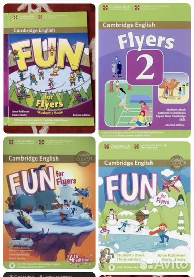 Учебники Cambridge super minds, flyers, storyfun