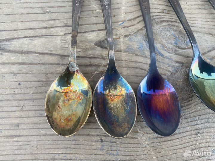 Ложки чайные мельхиоровые СССР