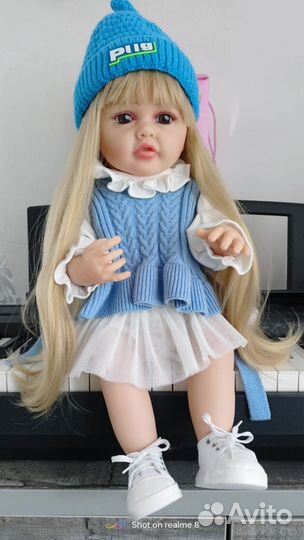 Кукла реборн силиконовая 55 см