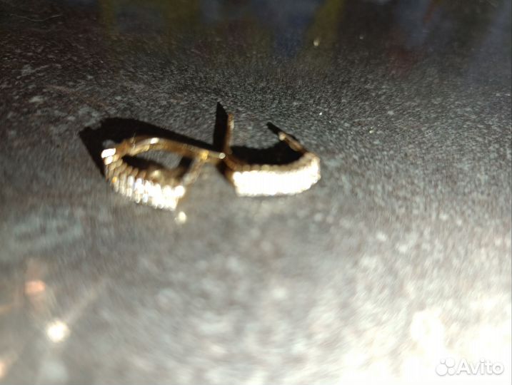 Золотые серьги дорожки