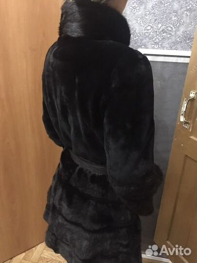 Шуба Норковая + бобер