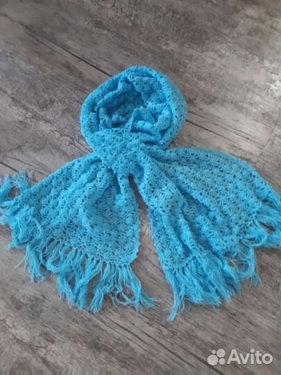 Палантины, шарфы, шаль ручная вязка