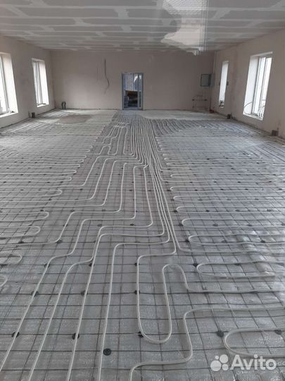 Монтаж водяного теплого пола