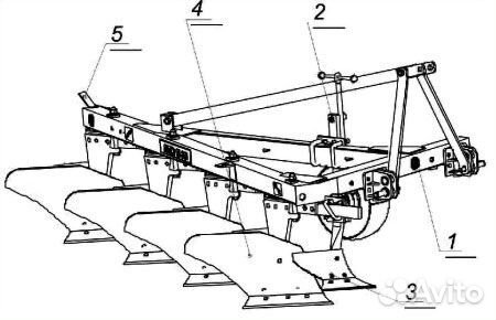 Плуг ЛесАгроМаш ПЛН-3-35, 2023