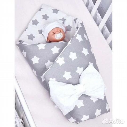 Конверт одеяло на выписку лето