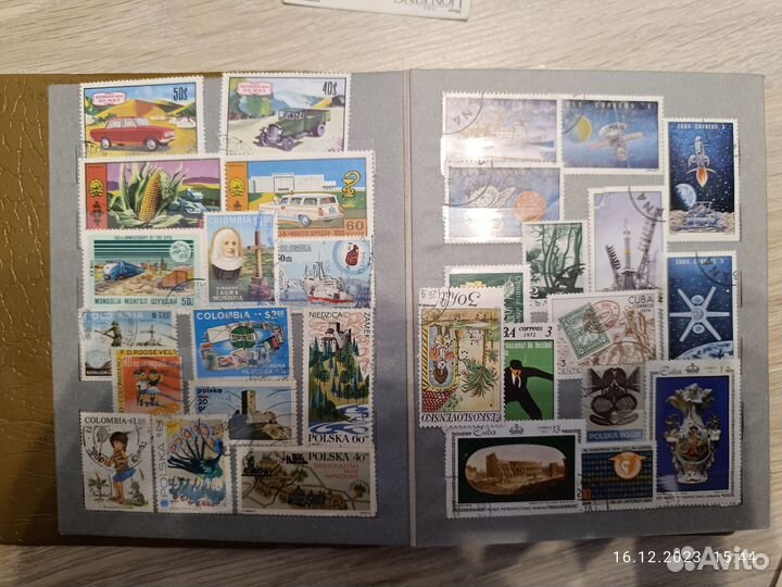 Коллекция почтовых марок разных стран