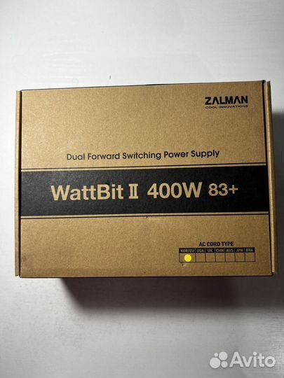 Блок питания wattbit II 400w 83+