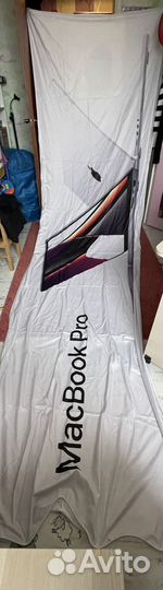 Баннер Apple новый 3м на 1,25