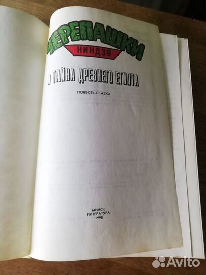 Книга: Черепашки-ниндзя: и тайна Древнего Египта
