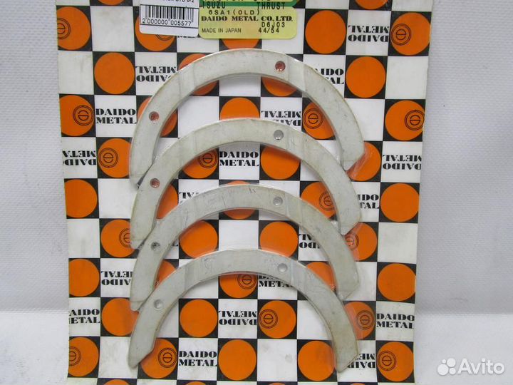 Вкладыши упорные - daido metal