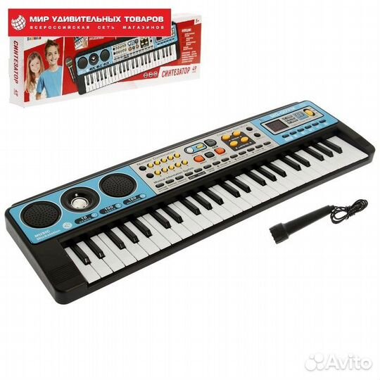 Синтезатор «Музыкальный взрыв», 49 клавиш с радио