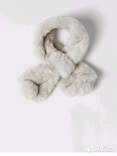 Детский меховой шарфик zara