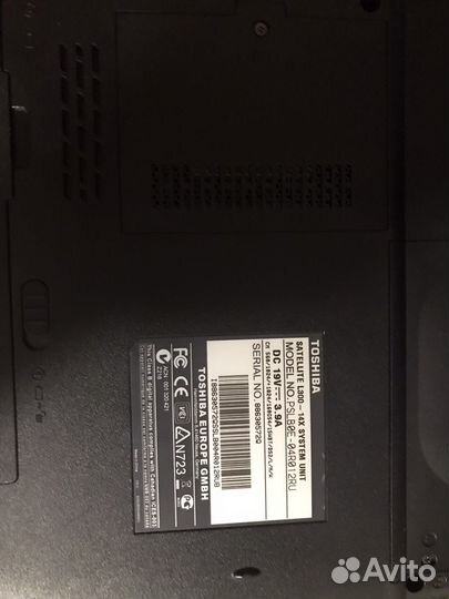 Продам ноутбук Toshiba L300-14X