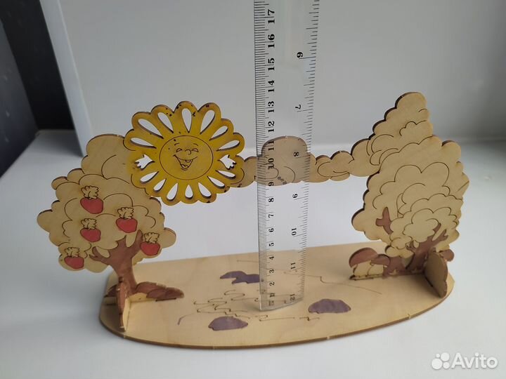 Детский деревянный кукольный театр