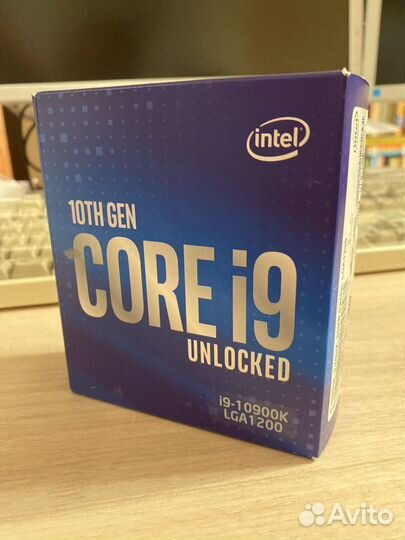 Процессор Intel Core i9 10900K BOX гаран авг 2024