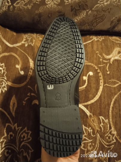 Полусапожки кожаные, зимние мужские(подростковые)