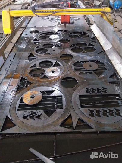 Фасонные изделия, косынки, закладные, резка на пла