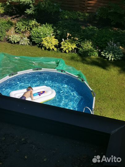 Каркасный бассейн bestway steel pro Max 366 но 100