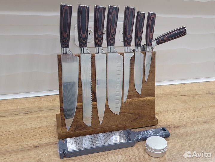 Кухонные ножи (набор 8 штук)