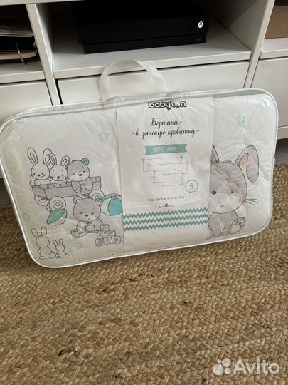 Бортики в детскую кроватку новые