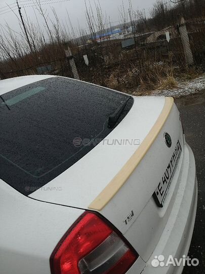 Спойлер лип Шкода Октавия Skoda Octavia 2 A5