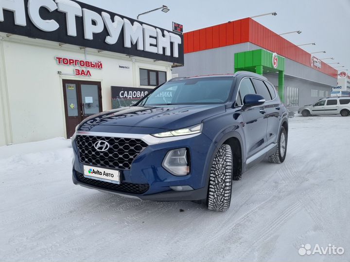 Hyundai Santa Fe 2.2 AT, 2020, 123 200 км