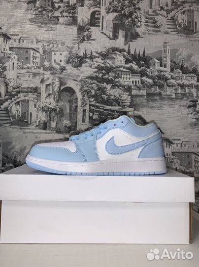 Nike Air Jordan 1 Low White Ice Blue (W)