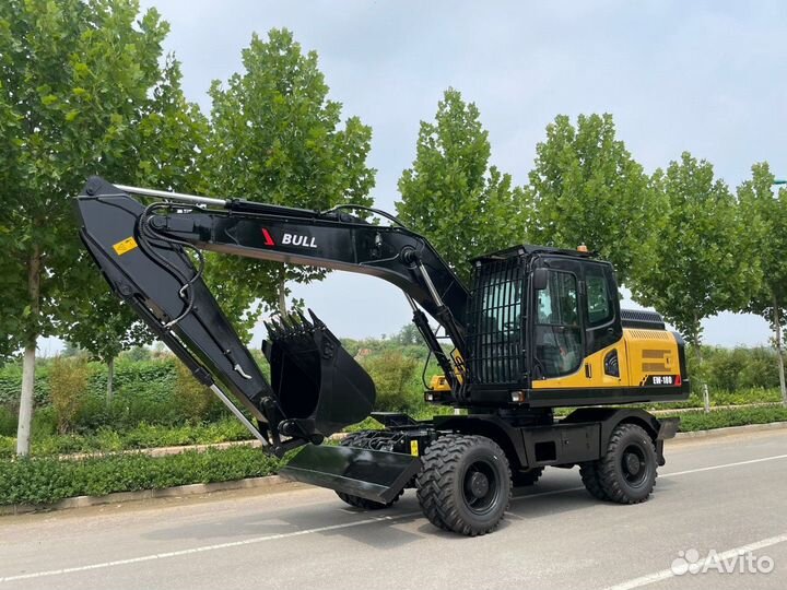 Колёсный экскаватор Bull EW180 Plus, 2023