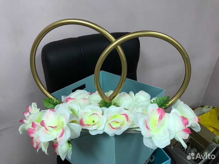 Новое Украшение на свадебную машину. Кольца