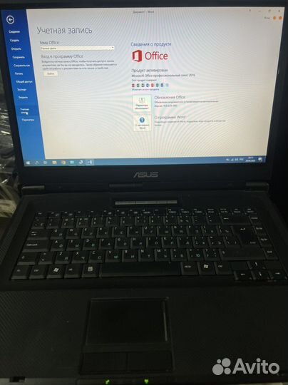 Ноутбук asus x58l 2 ядра c ssd диском
