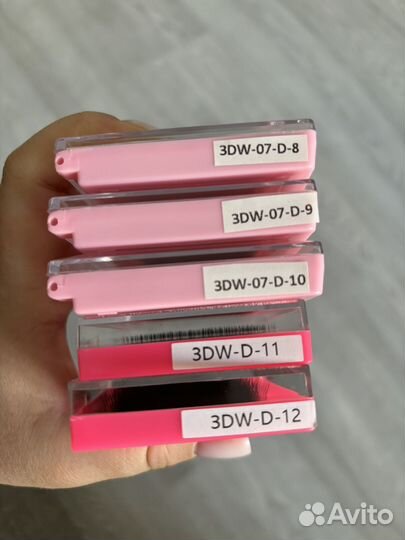 Пучки 3Д ресницы